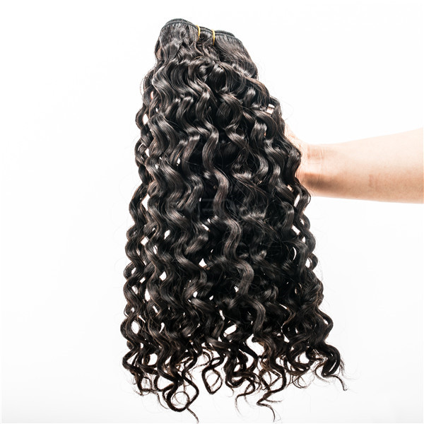 Malaysian hair Deep curl hair weave  LJ60